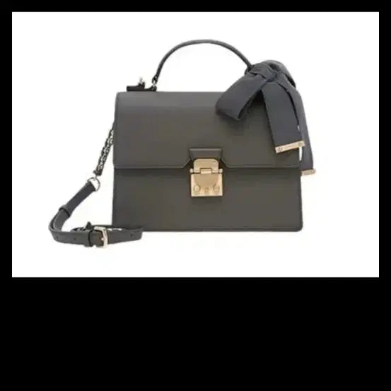 [BUNJANG] Lovecat Women's Ribbon Detail Crossbody Bag / 러브캣가방