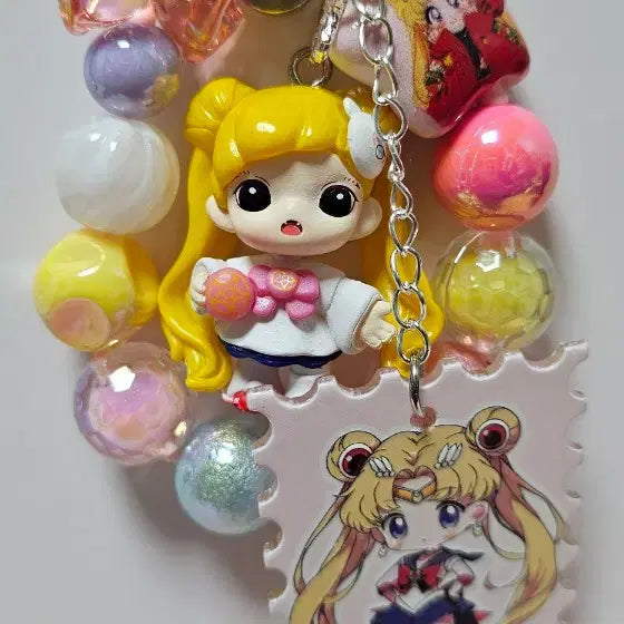 [BUNJANG] Chora Sailor Moon Figure Keychain / 조라세일러문 피규어 키링 세일러문파데
