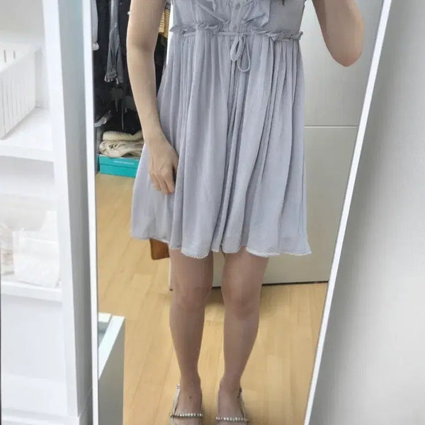 [BUNJANG] Frill Mini Dress / 프릴미니원피스