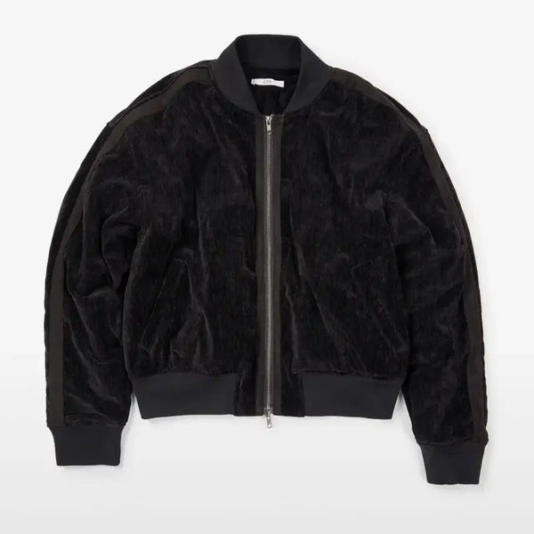 [BUNJANG] ETCE Trimming Velvet Bomber Jacket XL / ETCE Trimming velvet bomber (XL)