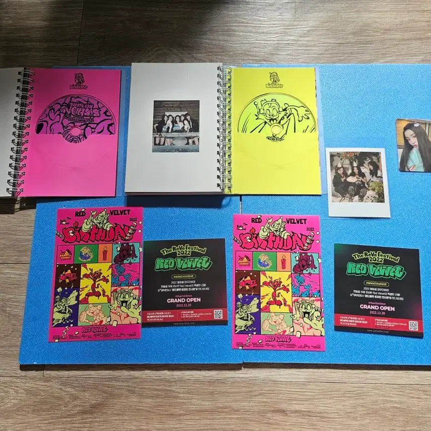 [BUNJANG] Red Velvet Birthday Photobook Album Cover Set Irene Photocard / (단순개봉) 레드벨벳 벌스데이 birthday 포토북 앨범 커버2종 일괄 아이린포카포함