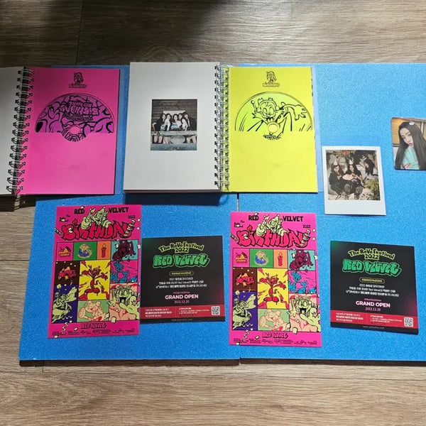[BUNJANG] Red Velvet Birthday Photobook Album Cover Set Irene Photocard / (단순개봉) 레드벨벳 벌스데이 birthday 포토북 앨범 커버2종 일괄 아이린포카포함