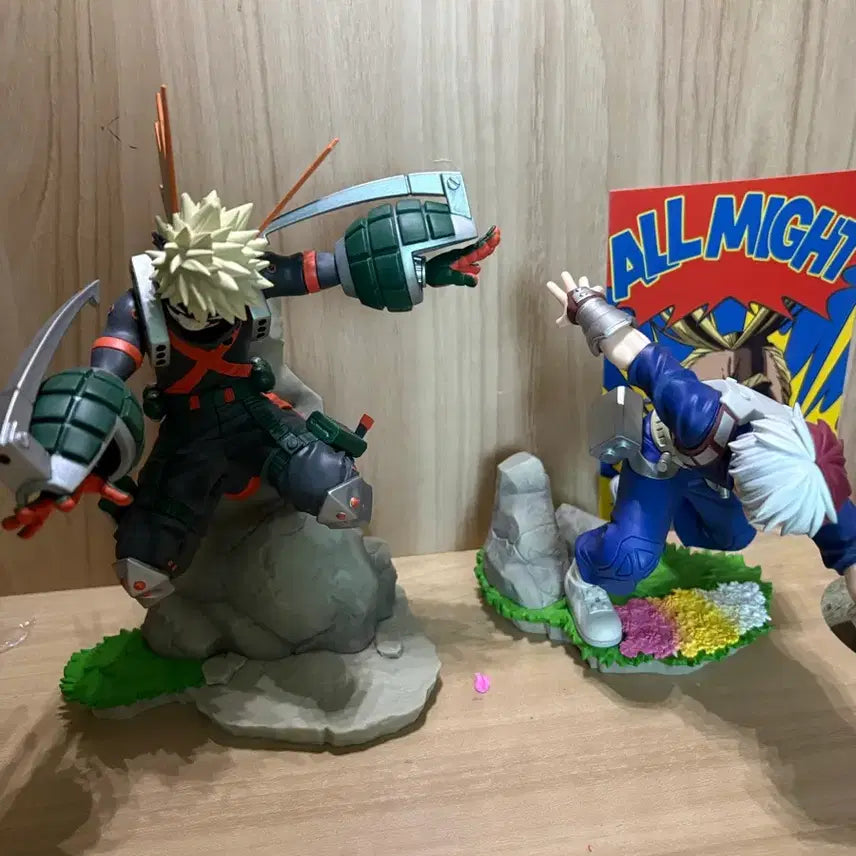 [BUNJANG] My Hero Academia Bakugo & Todoroki Bundle Set Figure / (최저가!) 바쿠고,쇼토 피규어 일관 판매 합니다 (박스 있어요!)