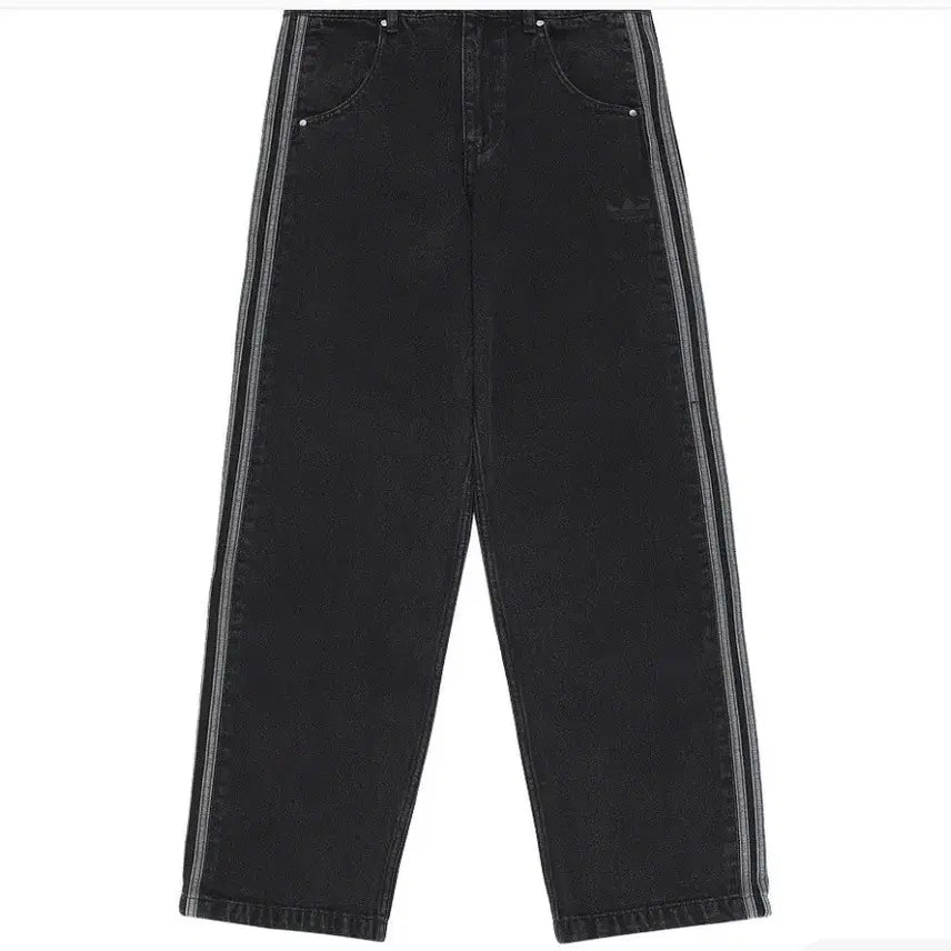 [BUNJANG] Adidas Adicolor Denim Firebird Pants True Black Denim (KR Sizing 40) / (40) 아디다스 아디컬러 데님 파이어버드 팬츠 트루 블랙 데님 (kr sizing) jc6718