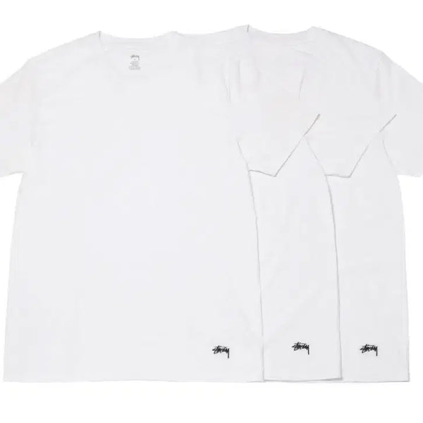 [BUNJANG] Stussy Undershirt White (3-Pack) M / (M) 스투시 언더셔츠 화이트 (3개입) 1140199