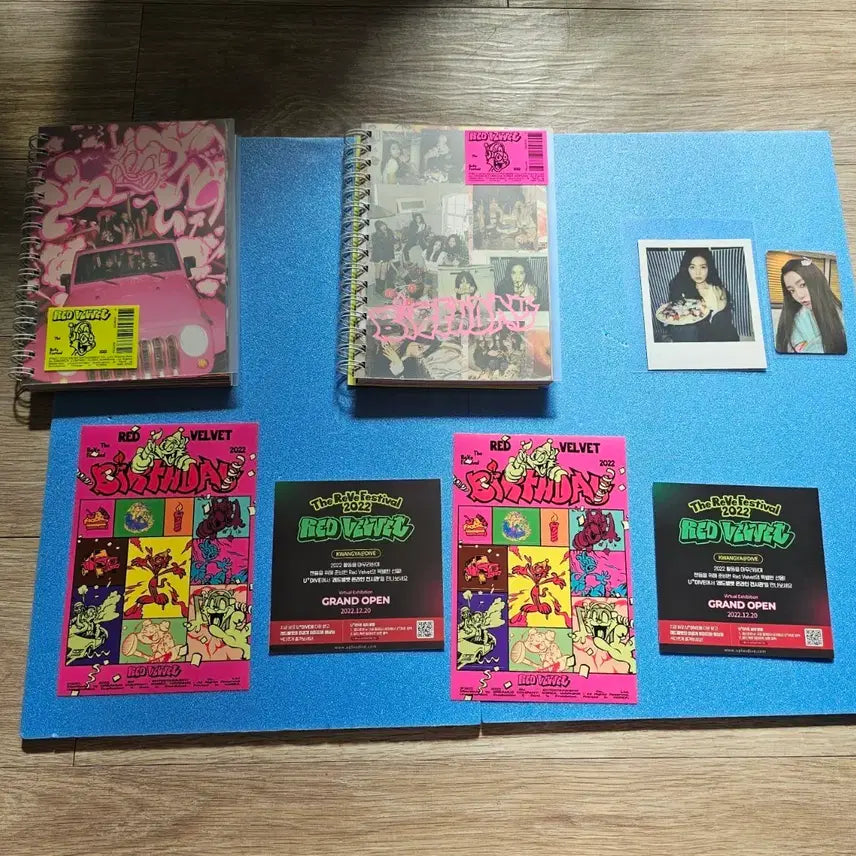 [BUNJANG] Red Velvet Birthday Photobook Album Set Irene Photocard / (단순개봉) 레드벨벳 벌스데이 birthday 포토북 앨범 커버2종 일괄 아이린포카포함