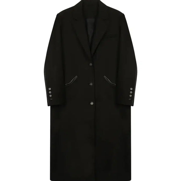 [BUNJANG] Matinkim Tailored Single Coat Jacket - Black / TAILORED SINGLE COAT JACKET IN BLACK 마뗑킴 코트