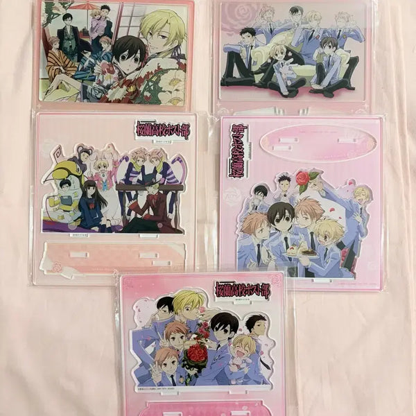 [BUNJANG] Ouran High School Host Club Acrylic Standee Bundle Set / (정품 5종 일괄) 오란고교 호스트부 아크릴 스탠드 단체 트리빌리지