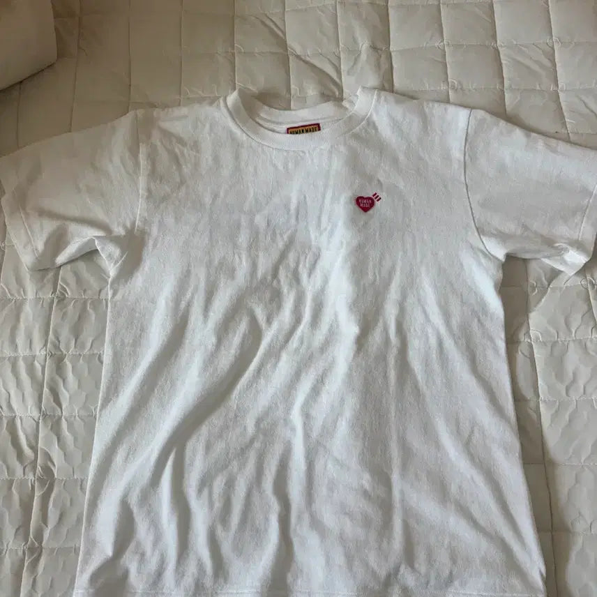 [BUNJANG] Human Made Heart Logo T-Shirt / 휴먼메이드 하트 로고 티셔츠