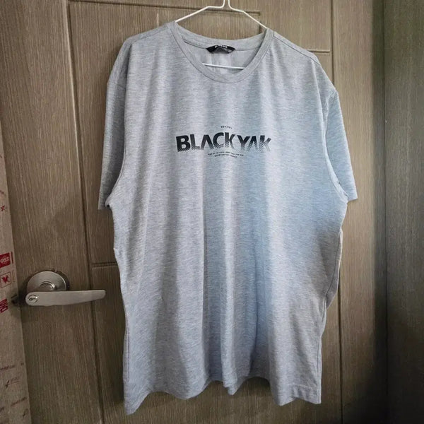[BUNJANG] Blackyak Short-Sleeve T-Shirt Size 120 Gray / 블랙야크 반팔 티셔츠 그레이 사이즈 120