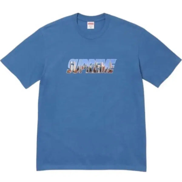 [BUNJANG] Supreme Gotham T-Shirt Faded Blue M / 슈프림 고담 티셔츠 페이디드 블루 M