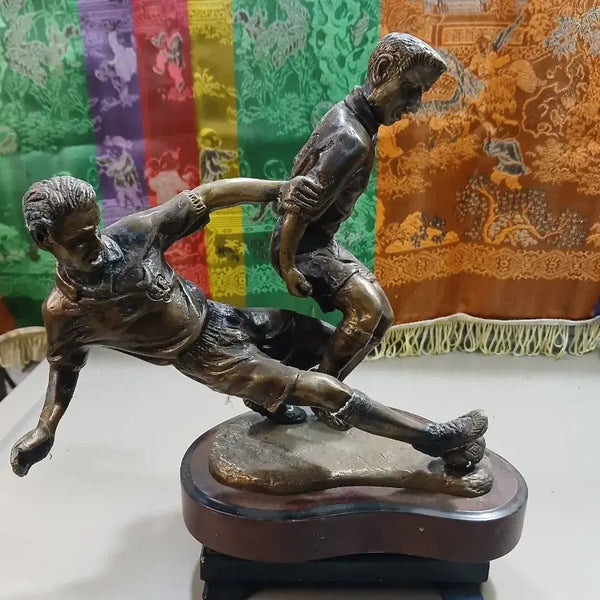[BUNJANG] Metal Soccer Player Statue Trophy / 축구선수 동상 트로피