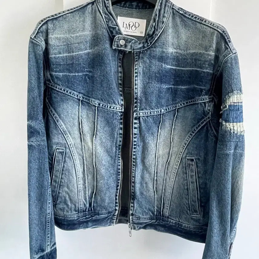 [BUNJANG] Elmood Biker Denim Jacket / [46]엘무드 바이커 데님 자켓