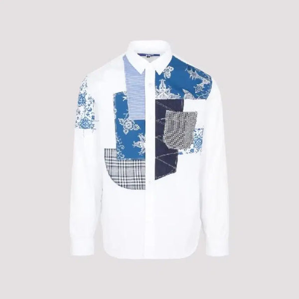 [BUNJANG] Junya Watanabe Patchwork Cotton Shirt / 준야와타나베 패치워크 코튼 셔츠