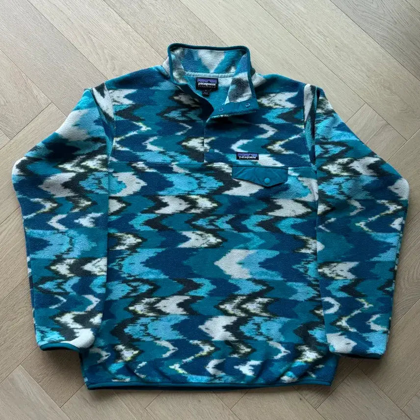 [BUNJANG] Patagonia Synchilla Fleece Jacket (Large, 2017, Multi-Blue) / 4) 파타고니아 신칠라 17년 라지 멀티블루