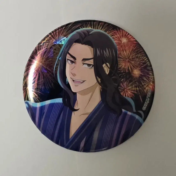 [BUNJANG] Tokyo Revengers Baji Keisuke Summer Memories Hologram Can Badge / 도쿄리벤저스 도리벤 홀로그램 캔뱃지 여름의 추억 바지 케이스케