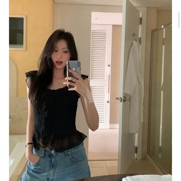 [BUNJANG] Leplaine Ruby Blouse (Black) / 르플레인 Ruby Blouse (Black)