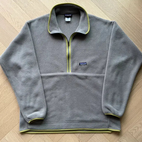 [BUNJANG] Patagonia Synchilla Marsupial Fleece (XL) Medium Grey/Green - 2007 / 13) 파타고니아 마수피얼 신칠라 07년 엑스라지 미디엄그레이 연두