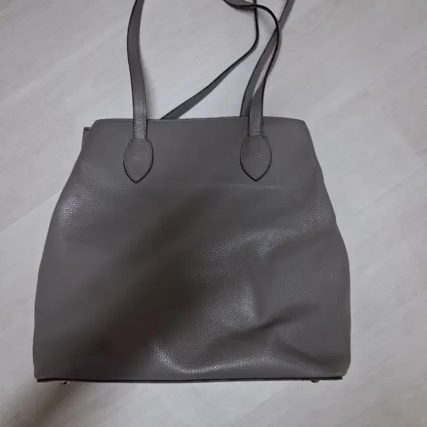 [BUNJANG] Women's Grey Leather Tote Bag / 여성 토트백 회색