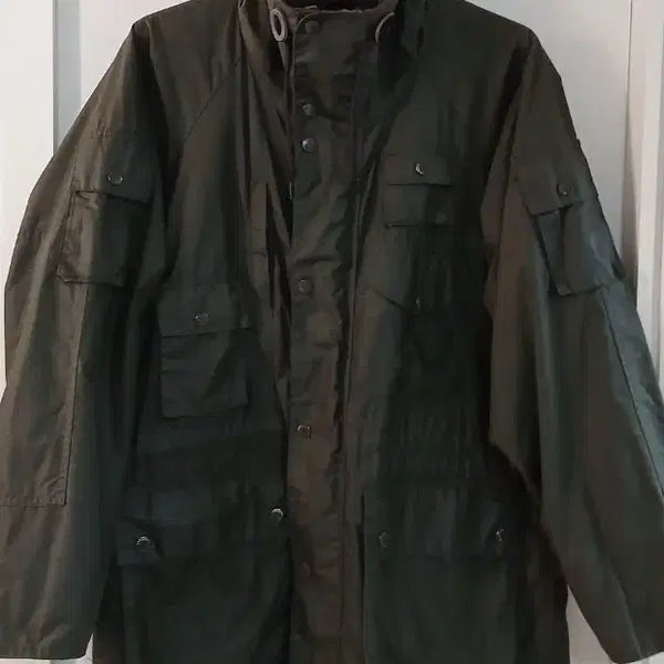[BUNJANG] Barbour x Engineered Garments Waxed Jacket Olive Khaki / 바버와 엔지니어드 가먼츠 자켓