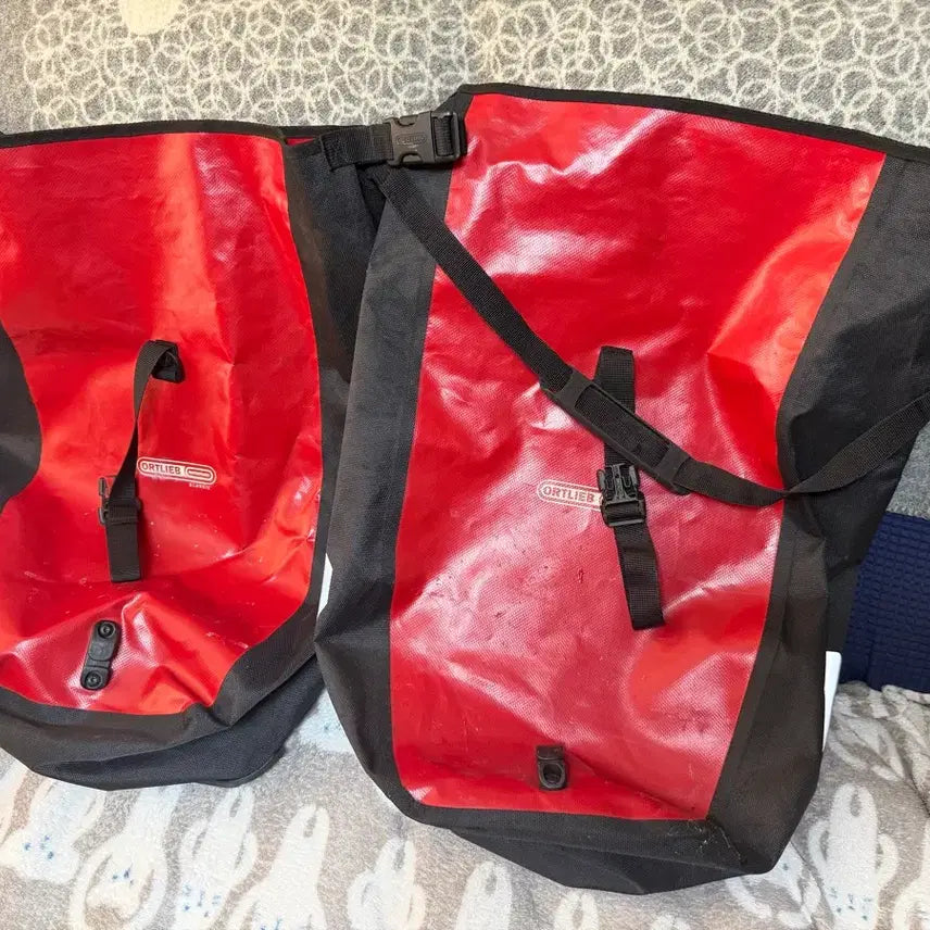 [BUNJANG] Ortlieb Classic Bicycle Pannier Bag Set (Front/Rear) / 오르트립 클래식 자전거 패니어백 프론트 리어 총4개