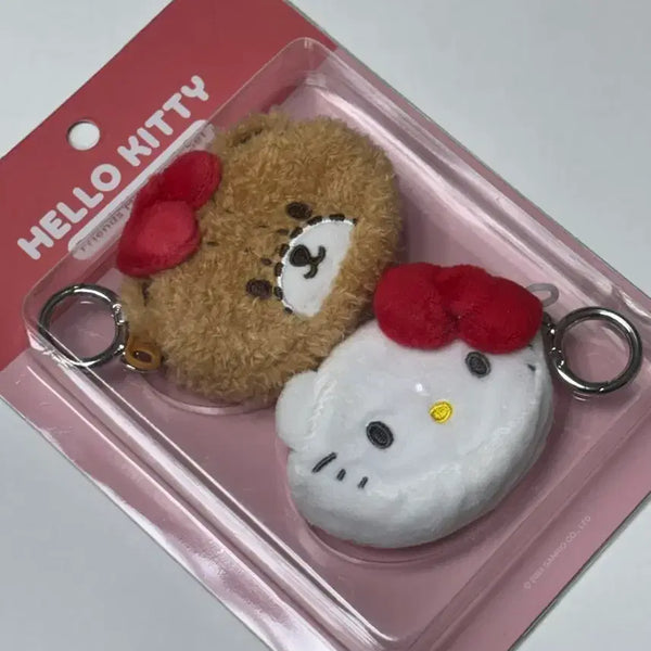 [BUNJANG] Sanrio Hello Kitty Mini Pouch & Keyring Set / 새제품)헬로키티 미니파우치 키링 세트