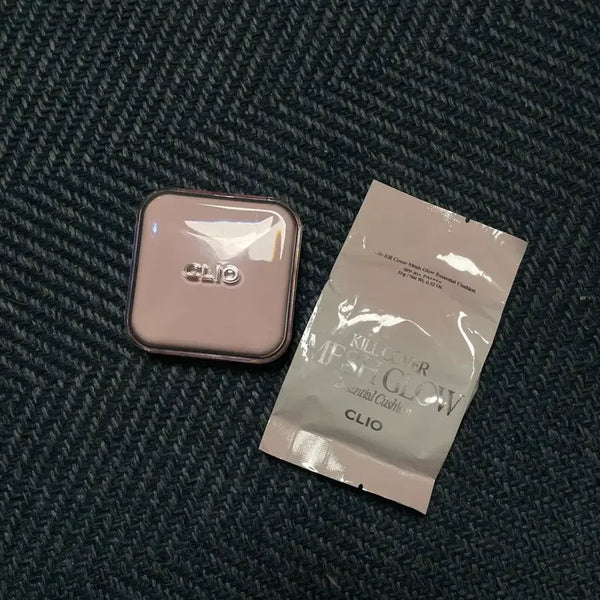 [BUNJANG] Clio Kill Cover Mesh Glow Essential Cushion SPF50+ PA++++ (21C Lingerie) - Full Size + Refill / [본품+리필1] 클리오 킬커버 메쉬 글로우 에센셜 쿠션 21씨 란제리