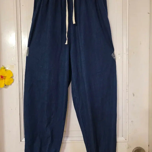 [BUNJANG] Cotton Spandex Jogger Pants / 여름 가을. 고급스러운 디자인이쁜  면. 밴딩 스판. 조거통바지. 깨끗해요
