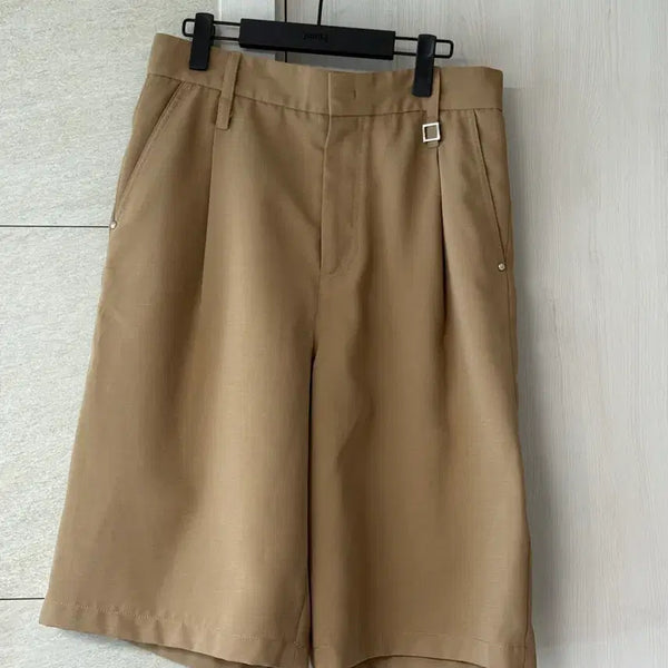 [BUNJANG] Wooyoungmi One-Tuck Bermuda Pants Camel / (46) 우영미 원턱 버뮤다 팬츠 카멜