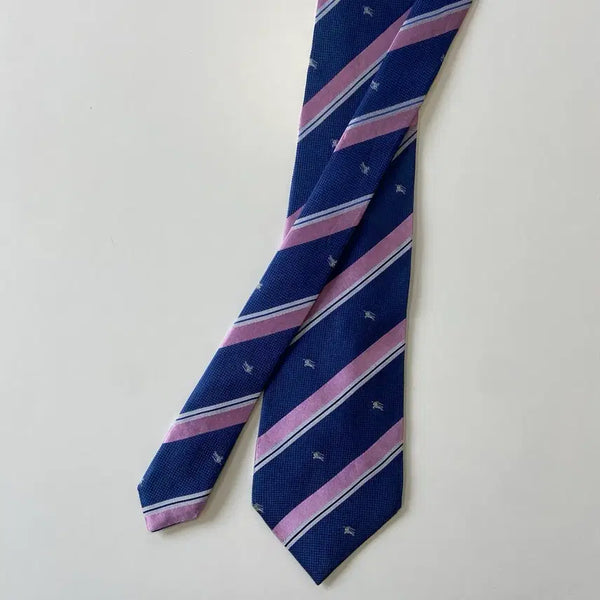 [BUNJANG] Burberry Monogram Silk Necktie / 버버리 모노그램 명품 정품 넥타이 (Burberrys)