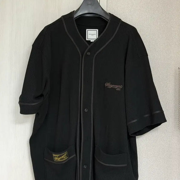 [BUNJANG] Wooyoungmi 26ss Baseball Shirt Black / (48) 26ss 우영미 베이스볼 셔츠 블랙