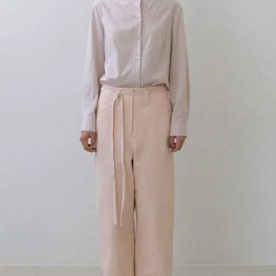 [BUNJANG] blbt Designer Brand Light Pink Wide-Leg Pants / blbt 별밭 디자이너브랜드 연핑크 배기팬츠