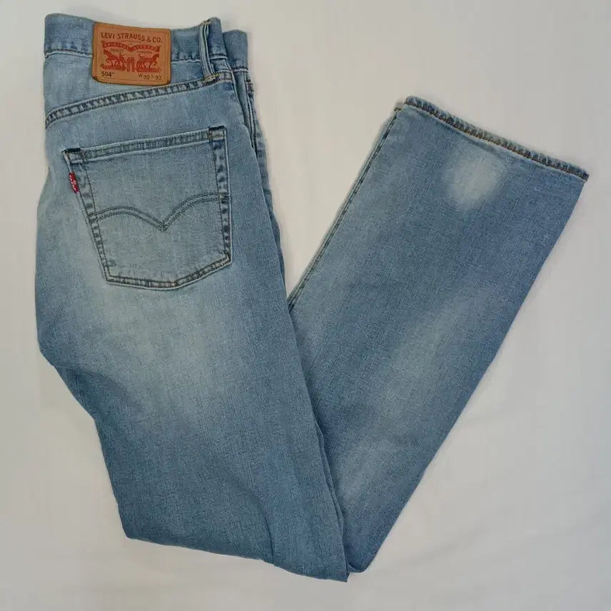 [BUNJANG] Levi's 504 Light Wash Jeans W32 L33 / 리바이스 504 청바지 연청 W32 L33