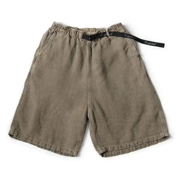 [BUNJANG] Capital Linen Dungarees Easy Shorts Grey Size 4 / 캐피탈 리넨 돈고로스 이지 쇼츠 그레이 4사이즈 반바지