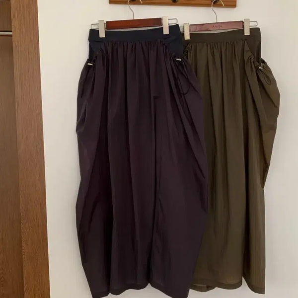 [BUNJANG] Arude Groveskirt Charcoal Skirt / (새상품) 아루드 그로브스커트 차콜 마크들리