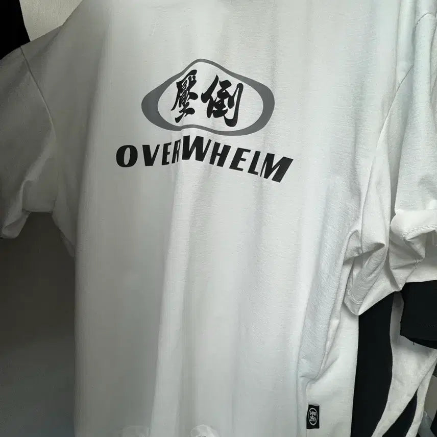 [BUNJANG] APDO Circular Logo T-Shirt White Size 1 / 압도 원형로고 반팔 화이트 1사이즈 팝니다