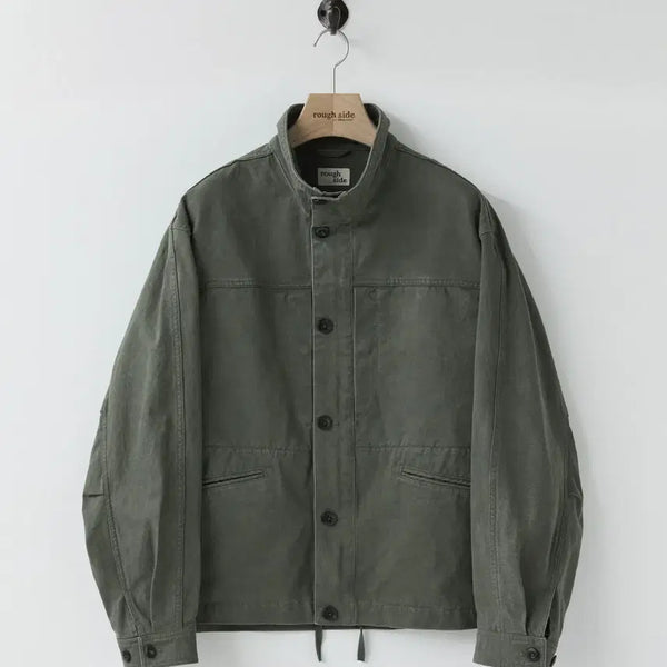 [BUNJANG] Rough Side Scout Jacket Dark Olive / [3] 러프사이드 스카우트 재킷 다크 올리브