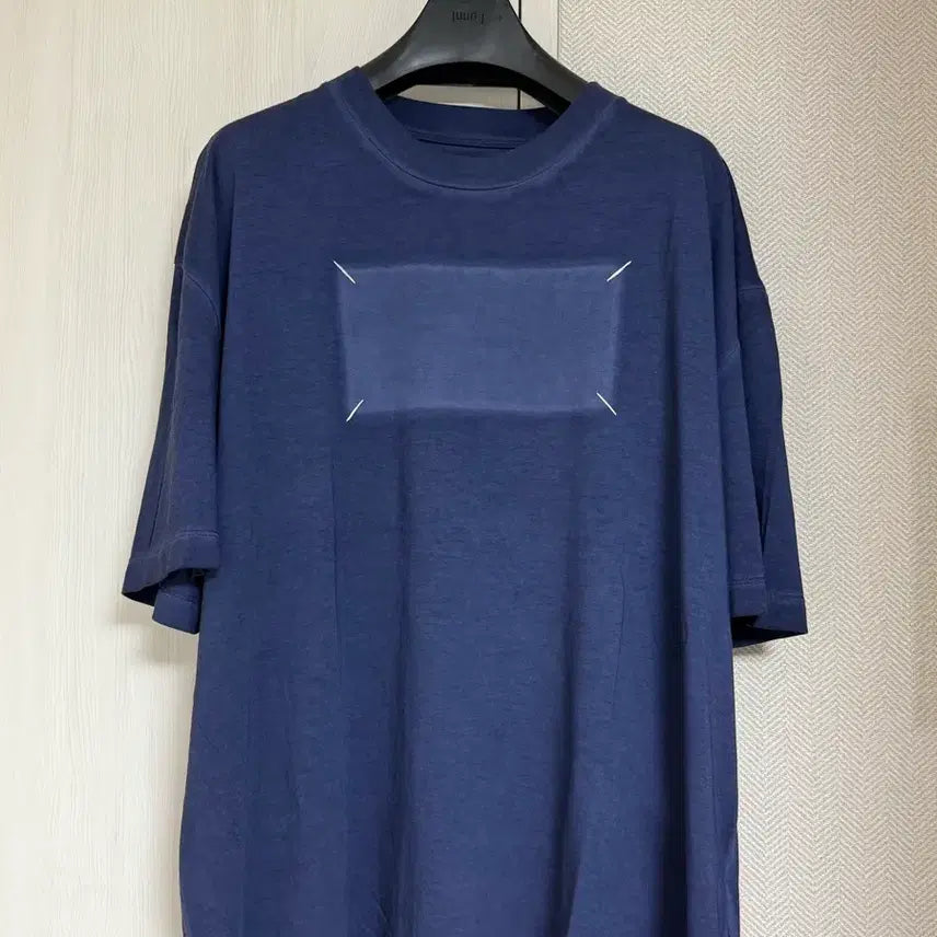 [BUNJANG] Maison Margiela Stitch Short Sleeve T-Shirt Navy / (46) 마르지엘라 스티치 반팔 티셔츠 네이비