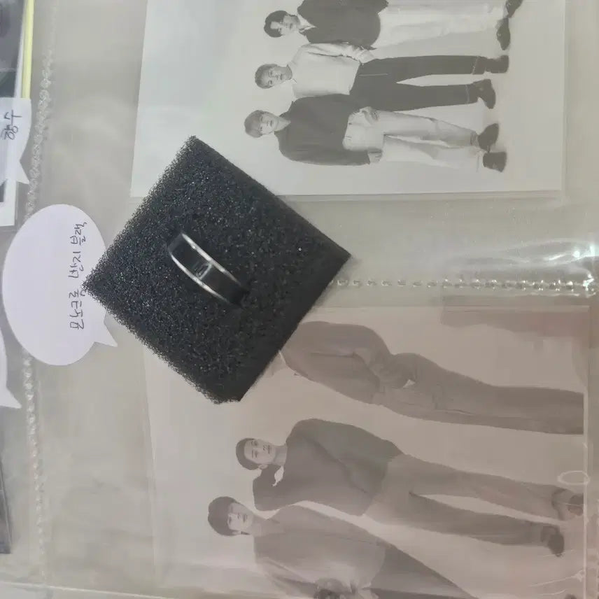 [BUNJANG] BTS Monochrome Black Ring Photocard / 모노크롬 블랙반지 포카포함 bts