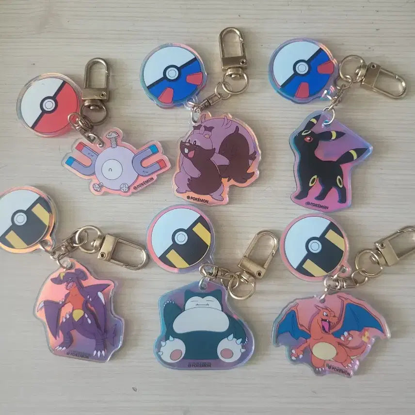 [BUNJANG] Pokemon Keyring Bundle Set / 포켓몬 키링 일괄