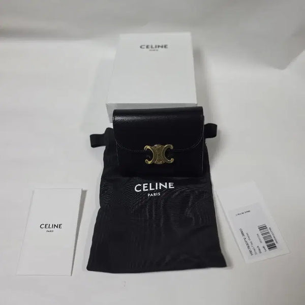 [BUNJANG] Celine Triomphe Wallet Black / 찐막)셀린느 트리옹프 지갑 블랙