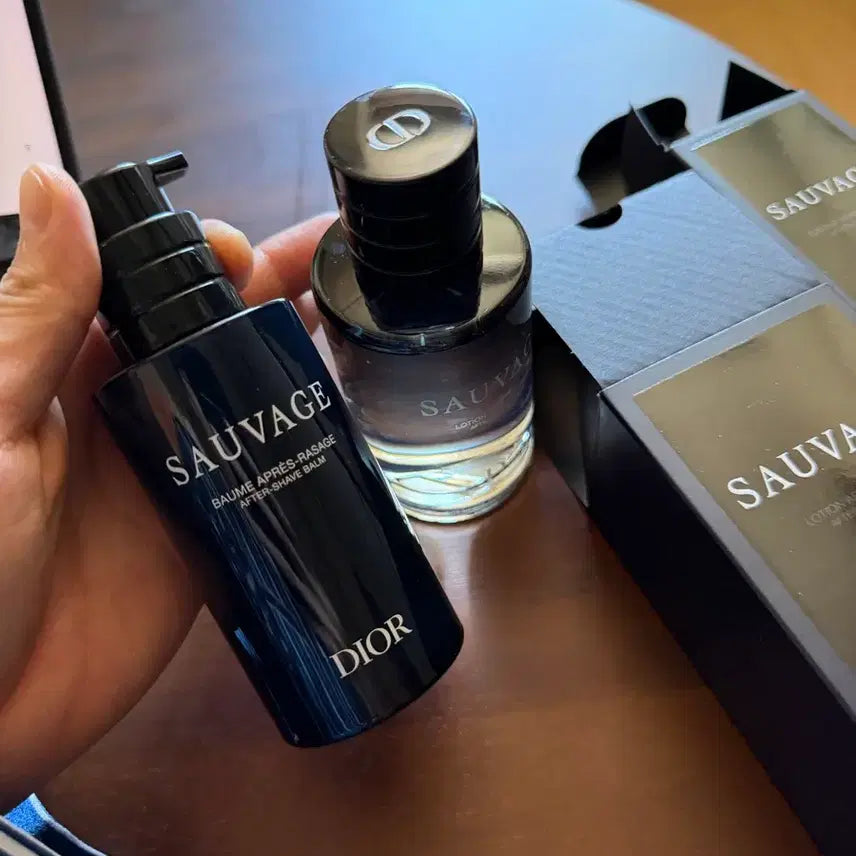 [BUNJANG] Dior Sauvage After Shave Balm + Lotion Set / 디올 소바쥬 애프터 쉐이브 밤 + 로션