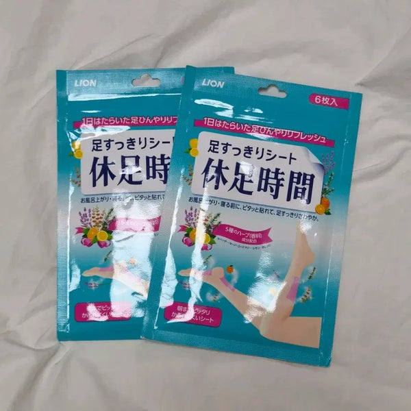[BUNJANG] Kao Cooling Leg Patches (2 Packs) / [미개봉]휴족 시간 6매입*2