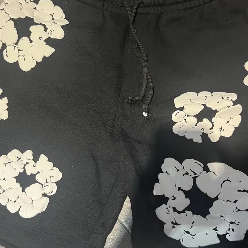 [BUNJANG] Denim Tears Black Patterned Shorts / 데님티어스 반바지