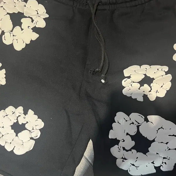 [BUNJANG] Denim Tears Black Patterned Shorts / 데님티어스 반바지
