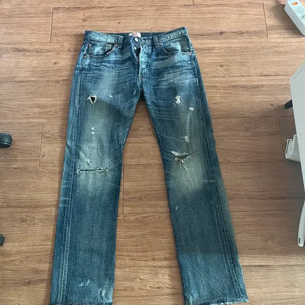 [BUNJANG] Levi's 501 Vintage Distressed Jeans / 리바이스501 빈티지 디스진