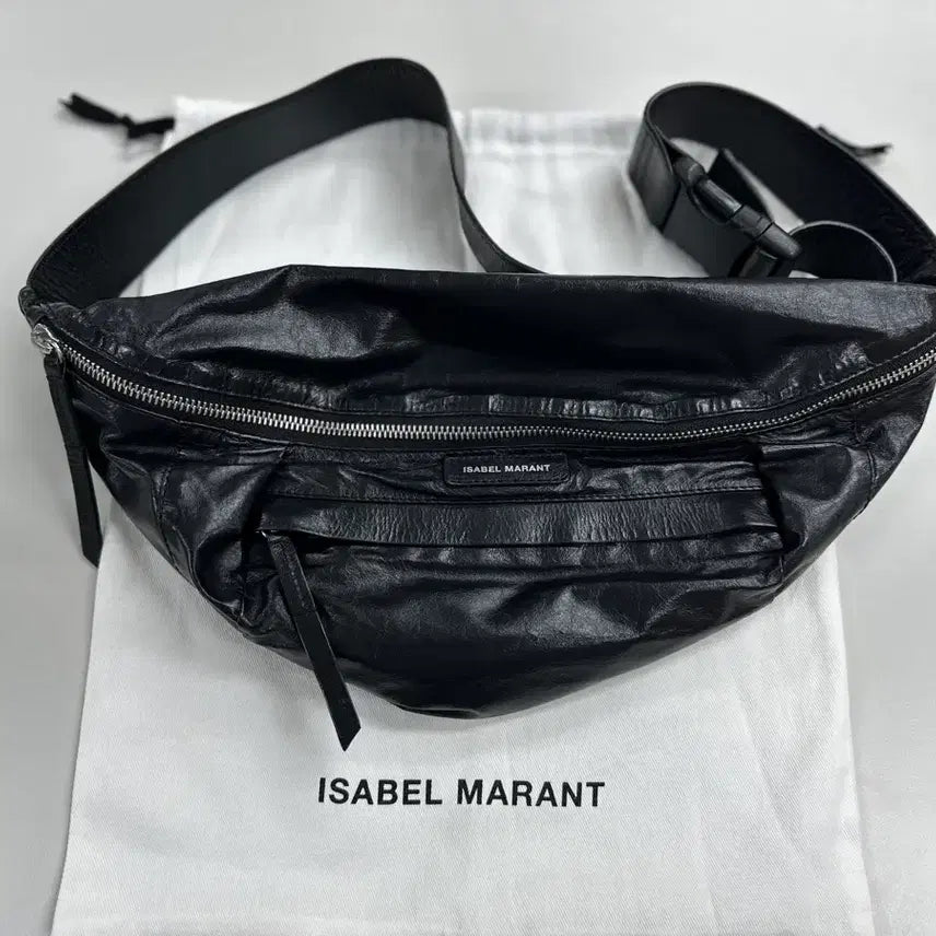 [BUNJANG] Isabel Marant Noomi Leather Belt Bag Black / 이자벨마랑 레더 벨트백(택포)