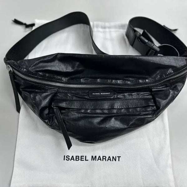 [BUNJANG] Isabel Marant Noomi Leather Belt Bag Black / 이자벨마랑 레더 벨트백(택포)