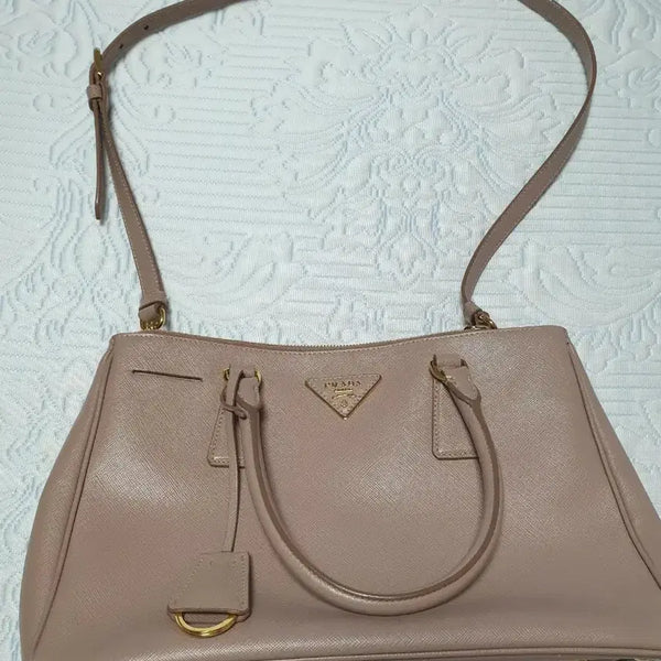 [BUNJANG] Prada Saffiano Shoulder Bag Pink / 프라다 사피아노 숄더백 핑크
