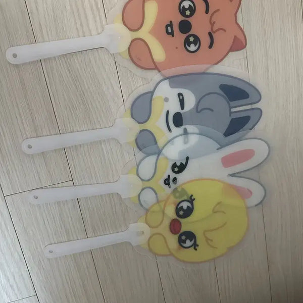 [BUNJANG] SKZOO 4 Piece Fan Bundle Set / 스키주 부채 4개 일괄